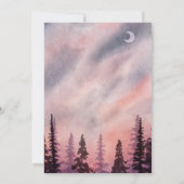 冬の風景緑松の森バチェロレッテ 招待状 (裏面)