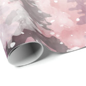 冬の風景緑松林 ラッピングペーパー (ロールコーナー)