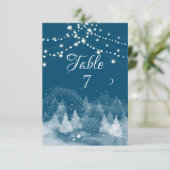 冬の風景雪 招待状 (スタンド正面)