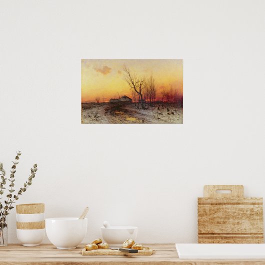 冬の風景2 ポスター (キッチン)