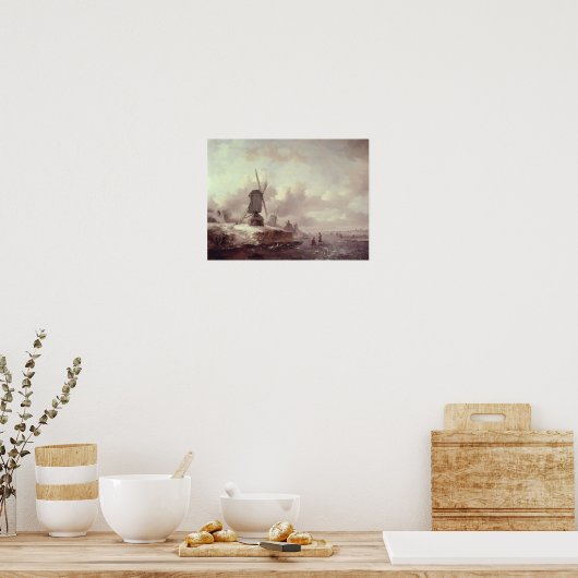 冬の風景2 ポスター (キッチン)