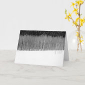 冬の風景 カード (黄色い花)