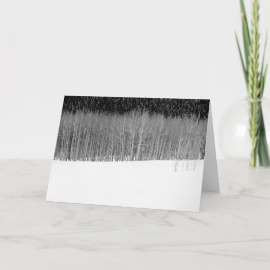 冬の風景 カード (正面)