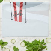 冬の風景 キッチンタオル (折り畳み)