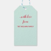 冬の風景 ギフトタグ (裏面)