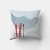 冬の風景 クッション (裏面)