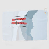 冬の風景 ゴルフタオル (横)