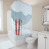 冬の風景 シャワーカーテン (インサイチュ)