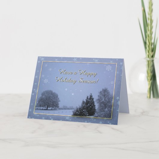 冬の風景 シーズンカード (正面)