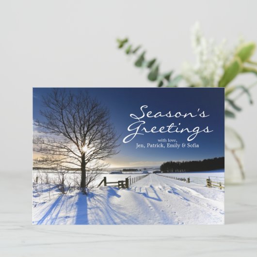 冬の風景 シーズンカード (スタンド正面)