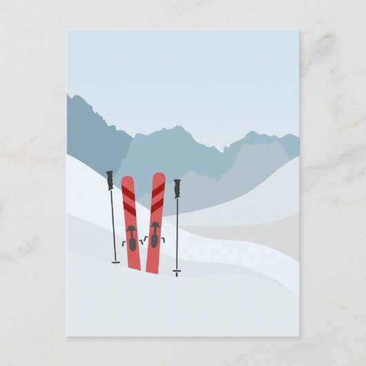 冬の風景 シーズンポストカード (正面)