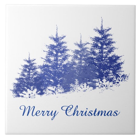 冬の風景 タイル (正面)