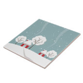 冬の風景 タイル (側面)