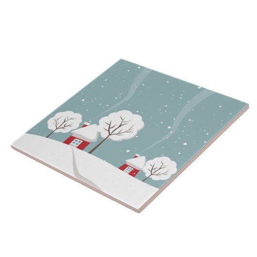 冬の風景 タイル (側面)