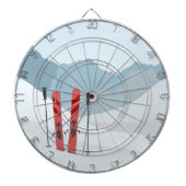 冬の風景 ダーツボード (正面)