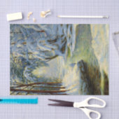 冬の風景、デコページ 薄葉紙 (クラフト)