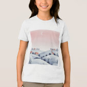 冬の風景 トライブレンドＴシャツ (正面)