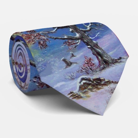 冬の風景 ネクタイ (ロール)
