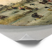 冬の風景 ポスター (角)