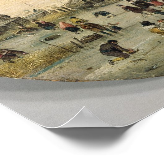 冬の風景 ポスター (角)