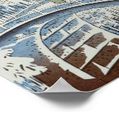 冬の風景 ポスター (角)