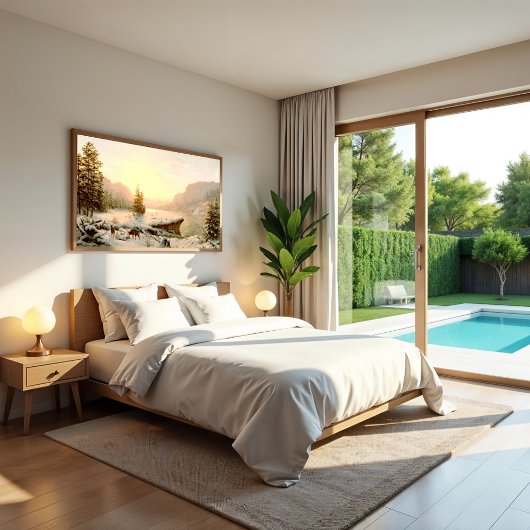 冬の風景 ポスター