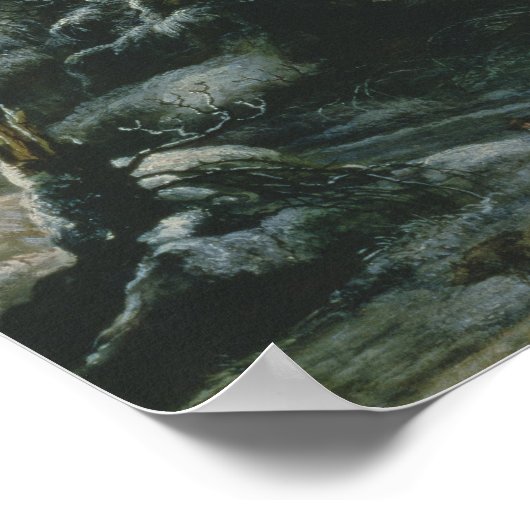 冬の風景 ポスター (角)