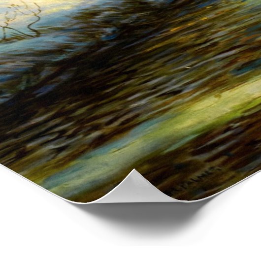 冬の風景 ポスター (角)