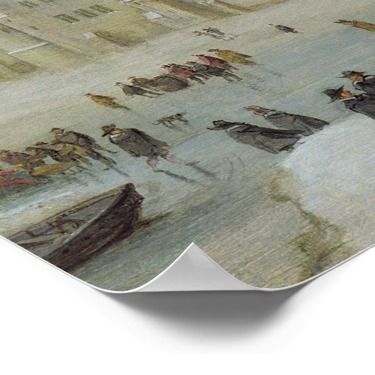 冬の風景 ポスター (角)