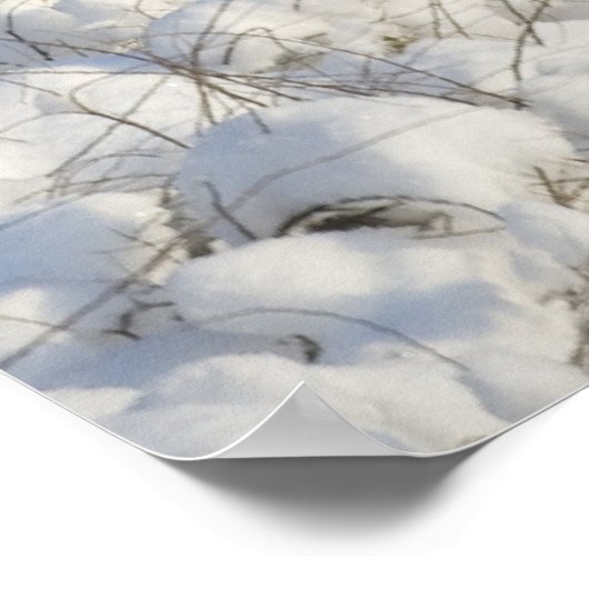 冬の風景 ポスター (角)