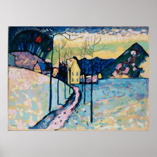 冬の風景 ポスター (正面)