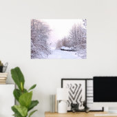 冬の風景 ポスター (ホームオフィス)