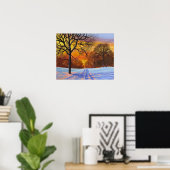 冬の風景/ポスター ポスター (ホームオフィス)