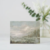 冬の風景 ポストカード (スタンド正面)