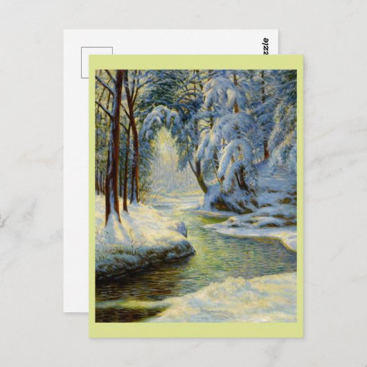 冬の風景 ポストカード (正面/裏面)