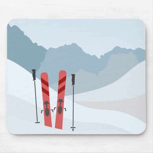 冬の風景 マウスパッド (正面)
