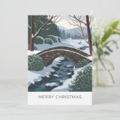 冬の風景 – メリークリスマス シーズンカード (スタンド正面)