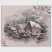 冬の風景 ラッピングペーパー (フラット)