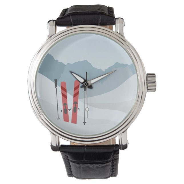 冬の風景 腕時計 (正面)
