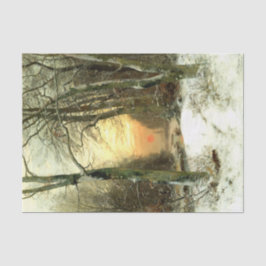 冬の風景 薄葉紙