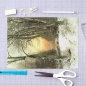 冬の風景 薄葉紙 (クラフト)