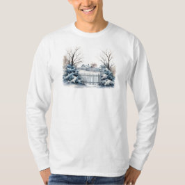 冬の風景 長袖Tシャツ Tシャツ