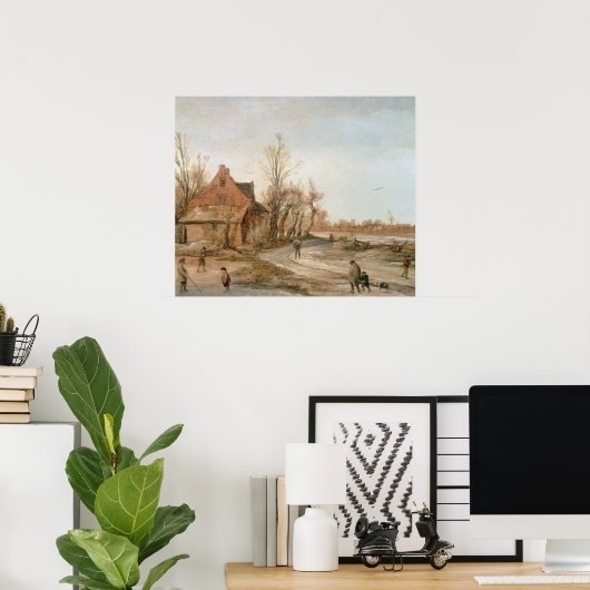 冬の風景， 1623 ポスター (ホームオフィス)