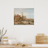 冬の風景， 1623 ポスター (キッチン)