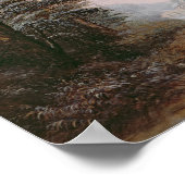 冬の風景， 1869 ポスター (角)