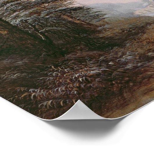 冬の風景, 1869 ポスター (角)