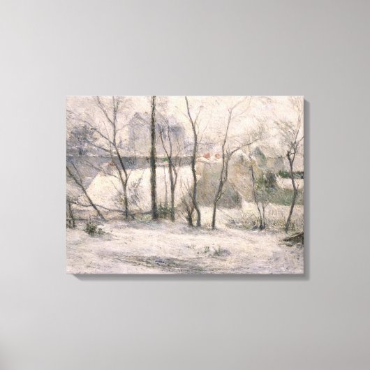 冬の風景， 1879 キャンバスプリント (正面)