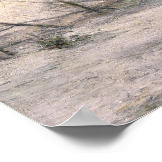 冬の風景， 1879 ポスター (角)