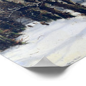 冬の風景、19世紀 ポスター (角)