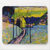 冬の風景、1909年Wassily Kandinsky著 マウスパッド (正面)